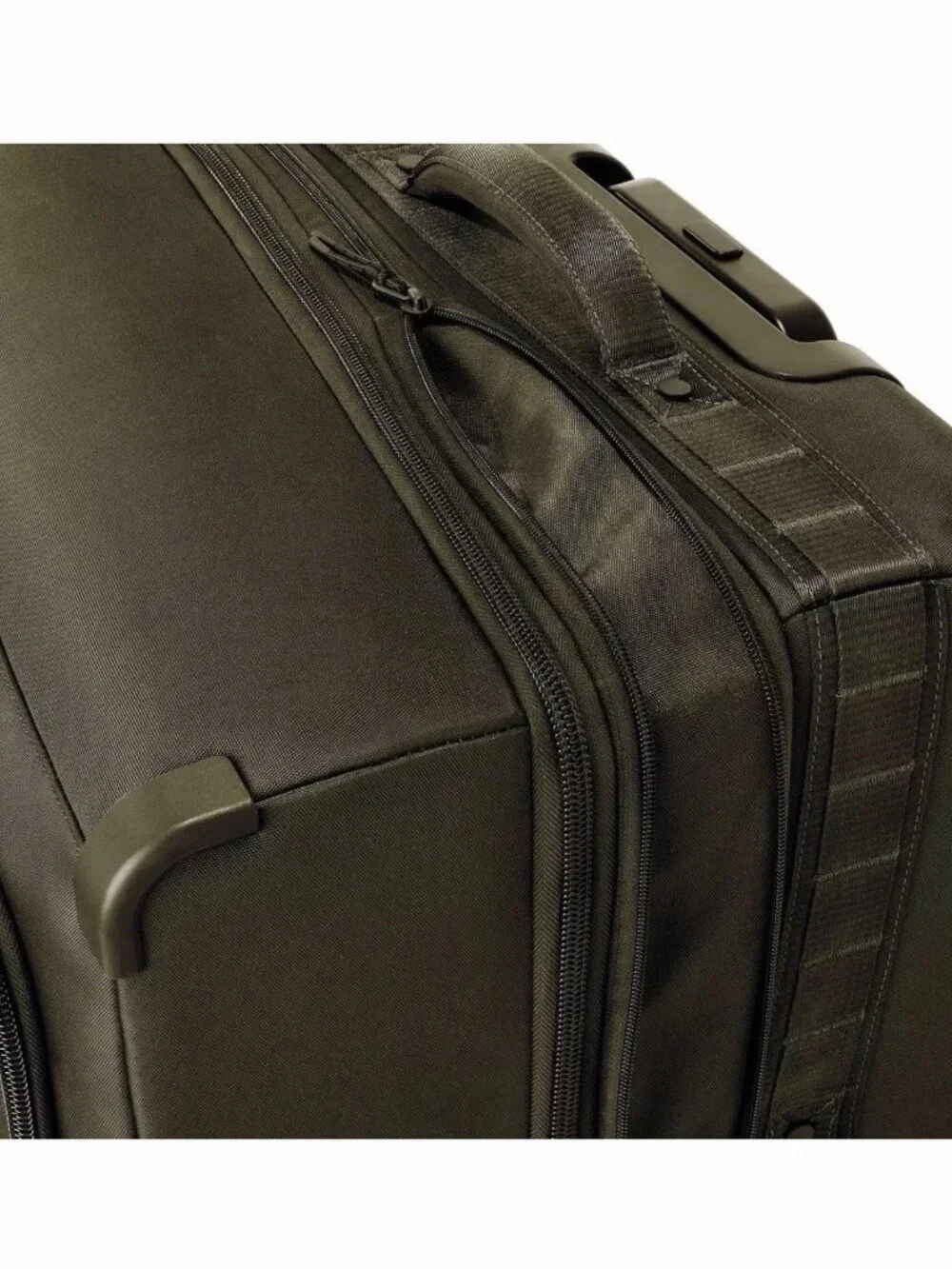 Dagne Dover Sydney 25" Checked Rolling Suitcase Luggage Dark Moss NEW - Picture 10 of 13